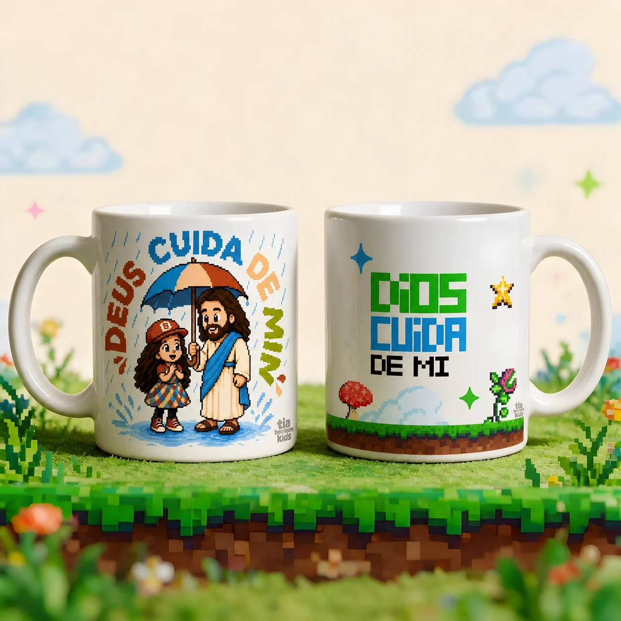 Tazas con diseño de videojuego